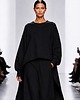 tuniki damskie Bluza czarna oversize YY700400