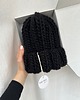 czapki damskie Gruba delikatna wełniana czapka beanie 100% wełna handmade