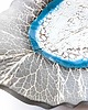 patery i talerze Patera dekoracyjno BIG LEAF- szara