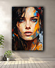 plakaty Portret kosmonautki - Plakat - Druk - Astronauta, Abstrakcja, Loft #8