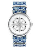 zegarki damskie Zegarek - Kompas - niebieski, kwiaty