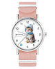 zegarki damskie Zegarek - Kotek - brzoskwiniowy róż