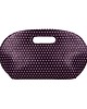 torebki do ręki Torebka skórzana fioletowa DOTTY marki Bolsa