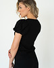 topy damskie Top Puff  Black