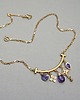 złote naszyjniki Alloys Collection /Arch - violet/- naszyjnik
