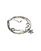 bransoletki wire wrapping Turmaliny ombre /flower/-  bransoletka
