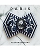broszki Kolekcja PARIS  z grafiką retro w stylu francuskim