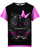 t-shirty dla dziewczynki T-shirt Girl DR.CROW Kitty Punk