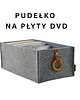 skrzynki, kufry i pudła Pudełko na płyty DVD - pojemnik szary