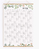 kalendarze i plannery Kalendarz ścienny 2024 - planer ścienny A2 z dębowym wieszakiem