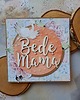 kartki scrapbooking Kartka z napisem "Będę mamą"