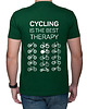 t-shirty męskie Koszulka T-SHIRT. Cycling is the best therapy