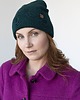 czapki damskie WILK - czapka 100% wełny merino- zielony