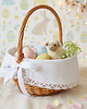 koszyki wielkanocne Serwetka do koszyka WIĄZANA mała KLASYCZNA