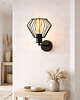 kinkiety Czarny kinkiet w stylu loft DUBLIN LOFT
