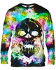 bluzy męskie Bluza Bez Kaptura Męska DR.CROW Neon Skull Pastels
