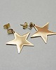 kolczyki pozłacane Alloys Collection  /Star gold/ - kolczyki
