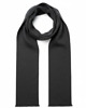 tuby i kominy Szalik Męski szal 100% Wełniany JEDWAB czarny  szary ciemny prezent elegancki