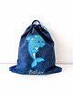 torebki, worki i plecaki dziecięce Plecak z Delfinem, worek z Delfinkiem i imieniem
