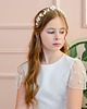 wianki komunijne Tiara z kwiatami model Tiana