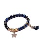 bransoletki z kamieni naturalnych Kolekcja Rich - Dark blue star