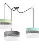 lampy wiszące Lampa Wisząca Spider Cristal Diamond Glamour
