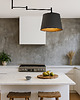 plafony Designerska lampa sufitowa z regulowanym ramieniem TAMPA VELUR