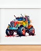 obrazy i plakaty do pokoju dziecięcego Plakat Monster Truck P189
