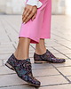 półbuty damskie Skórzane półbuty jazzówki Zapato model 246 czarny ornament