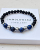 biżuteria męska Bransoletka Męska Lapis Lazuli