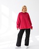 bluza bez kaptura damska Bluza Biggie Ciemny Róż