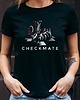 t-shirt damskie Koszulka damska organiczna Checkmate