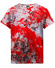 t-shirty dla dziewczynki T-shirt Girl DR.CROW Marble Red