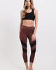 legginsy Legginsy Capri VERA - Mocha Brown