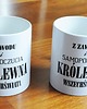 kubki Z zawodu i samopoczucia królewna, kubki dla pary