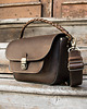 torby na ramię Skórzana torebka Lara wykonana ze skóry w brązowym kolorze od LadyBuq Art
