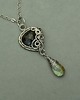 wisiory Wisiorek labradoryt wire wrapping