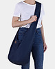 torby XXL Granatowa torba hobo w stylu boho / vegan