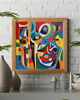 plakaty PLAKAT abstrakcyjny kolorowy Pablo Picasso