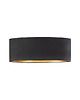 plafony Czarny plafon sufitowy w stylu glamour DUBAJ VELUR fi - 50cm