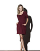 sukienki midi damskie Peach Dress • bordo