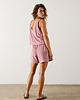topy damskie Top frotte lila