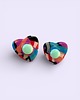 kolczyki z masy plastycznej Kolczyki Serduszka