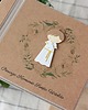 komunia - pozostałe Biała piwonia eko. Album komunijny dla chłopca