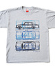 t-shirty męskie koszulka MERCEDES W114 PUCHACZ GRAY tshirt