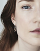 kolczyki srebrne Kolczyki srebrne WAVES Straight / silver earrings
