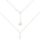 chokery Srebrny choker pancerka z piorunem