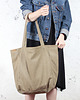 torby na ramię Lazy bag torba khaki / zieleń na zamek / vegan