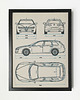 grafiki i ilustracje WYDRUK NA TEKTURZE 30X40 cm Alfa Romeo 159 kombi