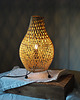 lampy stołowe Lampa naturalna, rattanowa